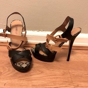 High heel sandals